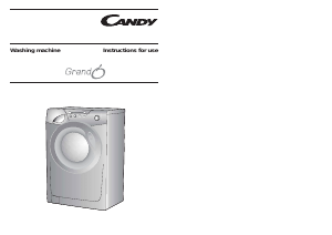 Manual Candy GO 1682-80 Washing Machine