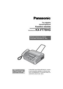 Használati útmutató Panasonic KX-FT78HG Faxgép