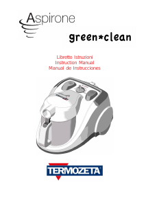 Manual Termozeta Green-Clean Vacuum Cleaner