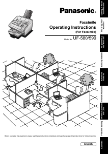 Manual Panasonic UF-590 Fax Machine