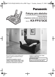Manuál Panasonic KX-FP373CE Fax