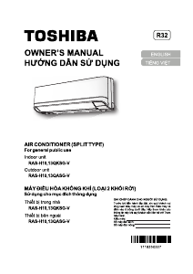 Manual Toshiba RAS-H13QASG-V Air Conditioner