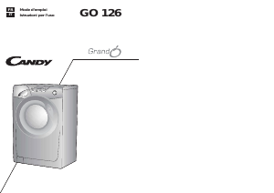 Manuale Candy GO 126DF/1-16S Lavatrice