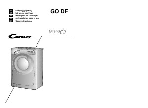 Manual Candy GO 128DF/L-S Máquina de lavar roupa
