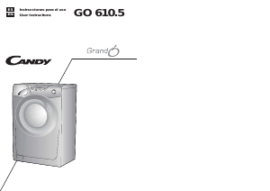 Manual de uso Candy GO 812 AUS Lavadora