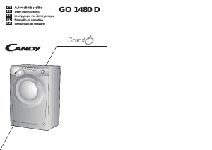 Руководство Candy GO 1480D-86S Стиральная машина