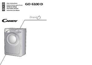 Manual Candy GO 6100 D-16S Washing Machine