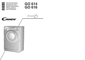 Manuale Candy GO 6140 D-36S Lavatrice