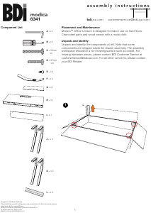 Manual BDI Modica 6341 Desk