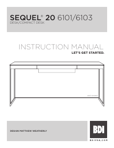 Manual BDI Sequel 20 6103 Desk