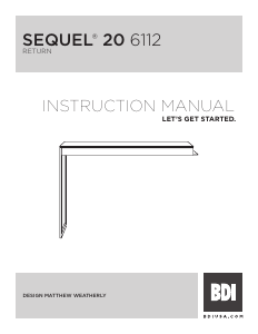 Manual BDI Sequel 20 6112 Desk