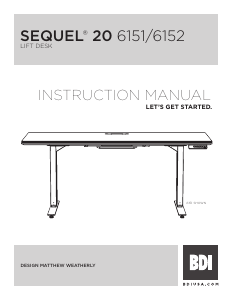 Manual BDI Sequel 20 6151 Desk