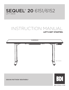 Manual BDI Sequel 20 6152 Desk