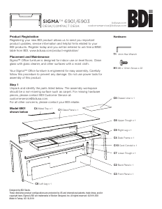 Manual BDI Sigma 6901 Desk