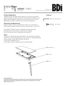 Handleiding BDI Sigma 6902 Bureau