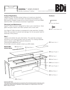 Manual BDI Sigma 6903 Desk