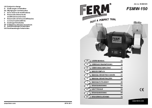 Manual FERM BGM1005 Esmeril de banco