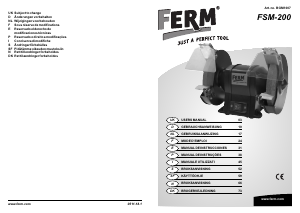 Handleiding FERM BGM1007 Tafelslijpmachine