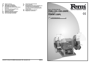 Instrukcja FERM BGM1012 Szlifierka stołowa