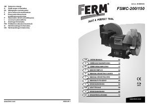 Bruksanvisning FERM BGM1008 Bänkslipmaskin