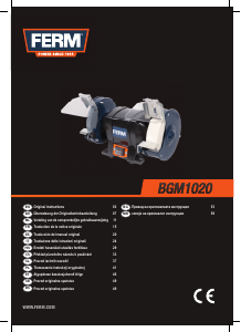 Manual FERM BGM1020 Bench Grinder