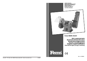 Bedienungsanleitung FERM BGM1010 Tischschleifer