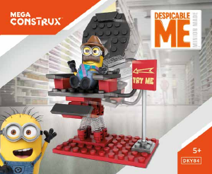 Manual Mega Construx set DKY84 Despicable Me 3 Chair-o-matic