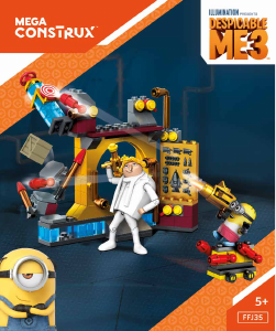 Bedienungsanleitung Mega Construx set FFJ35 Despicable Me 3 Drus lair