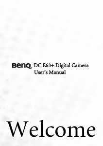 Manual BenQ DC E63+ Digital Camera