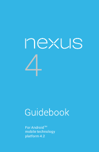 Handleiding Google Nexus 4 Mobiele telefoon