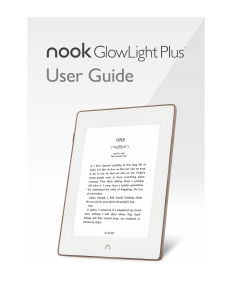 Manual Barnes and Noble NOOK GlowLight Plus E-Reader