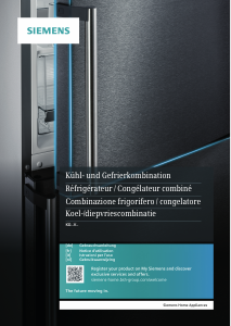 Bedienungsanleitung Siemens KG36VELEP Kühl-gefrierkombination