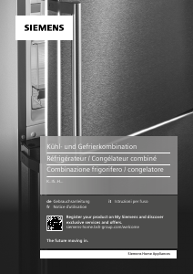 Manuale Siemens KI86SHDD0 Frigorifero-congelatore