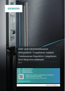 Bedienungsanleitung Siemens KG36VVIEA Kühl-gefrierkombination