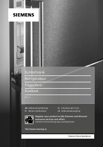 Manuale Siemens KS36FPIDP Frigorifero
