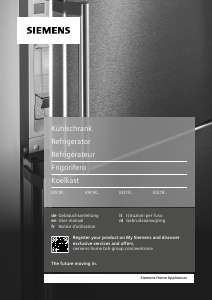 Manual Siemens KI41RADF0 Refrigerator