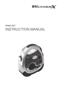 Manual WeatherX FR6817DT Radio