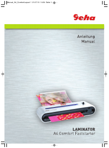 Manual Geha A4 Comfort Faststarter Laminator