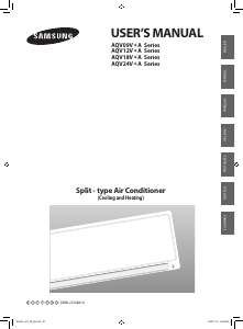 Handleiding Samsung AQV12VBAX Airconditioner
