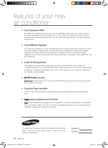 Handleiding Samsung AQ09EWAX Airconditioner
