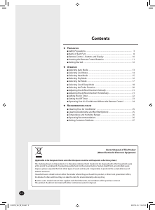 Handleiding Samsung AQV24FAX Airconditioner