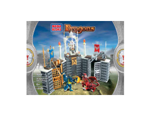 Handleiding Mega Bloks set 9648 Dragons Dragonstone battlefield