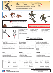 Manual Mega Bloks set 9871 Dragons Dragon slayer