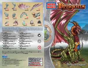 Handleiding Mega Bloks set 9417 Dragons Sunblott equinox dragon