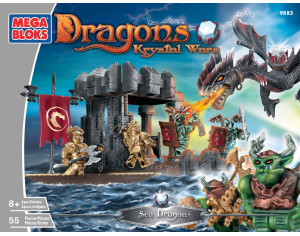 Manual Mega Bloks set 9883 Dragons Sea dragon