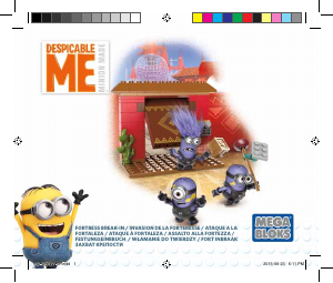 Manual Mega Bloks set DKX77 Minions Fortress break-in