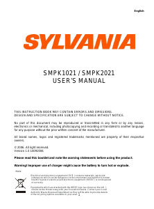 Handleiding Sylvania SMPK2021 Mp3 speler