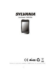 Manual Sylvania SMPK7834 Mp3 Player