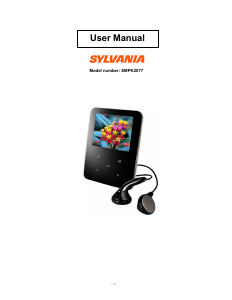 Manual Sylvania SMPK2077 Mp3 Player