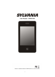 Manual Sylvania SMPK7634 Mp3 Player
